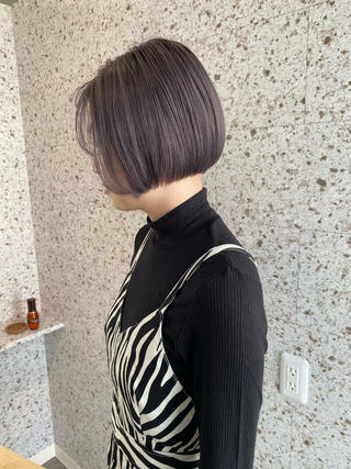 ショート カラー ヘアアレンジ lani 天神大名/ブリーチのヘアスタイル