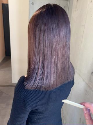 ミディアム パーマ lani 天神大名/ブリーチのヘアスタイル