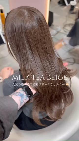 セミロング カラー 大宮レイヤーカット ハッシュ　柏崎颯刀のヘアスタイル