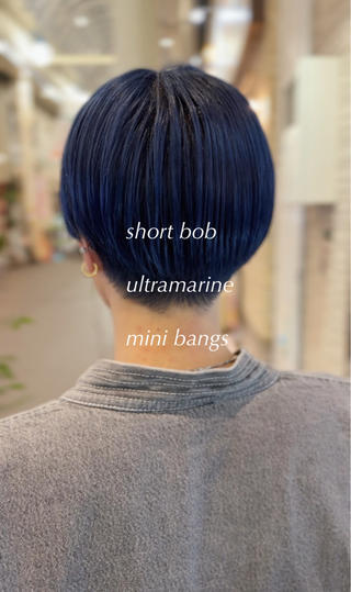 ショート カラー THE MAISONのヘアスタイル