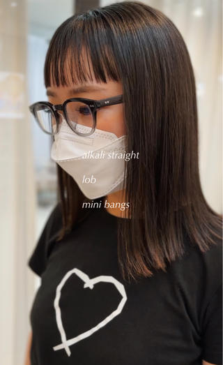 セミロング THE MAISONのヘアスタイル