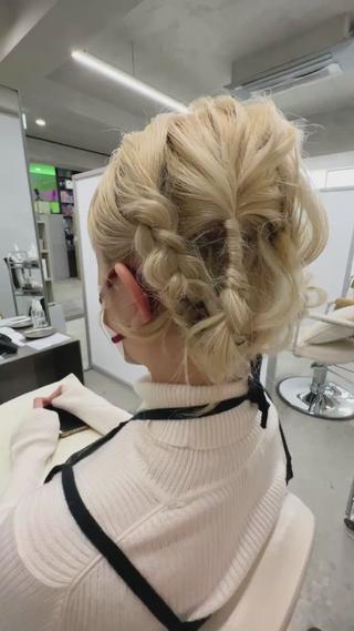 ヘアアレンジ THE MAISONのヘアスタイル