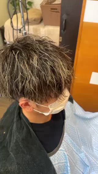 #メッシュパーマ 