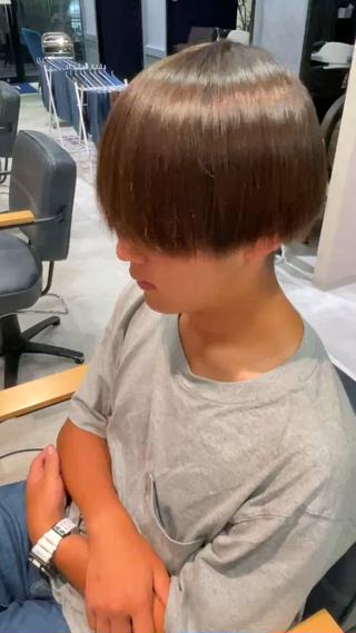 メンズ メンズ限定そらパーマ カラーモデル募集🐝のヘアスタイル