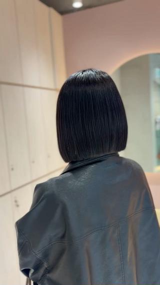 ショート パーマ 韓国レイヤー ☁️🫧森ハリス誠一のヘアスタイル