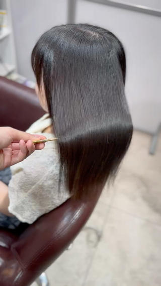 ロング カラー パーマ ヘアアレンジ メンズ キッズ マツエク・マツパ アイブロウ 髪質改善専門店QOLU所属・✨髪質改善専門店✨ QOLU✨のヘアスタイル