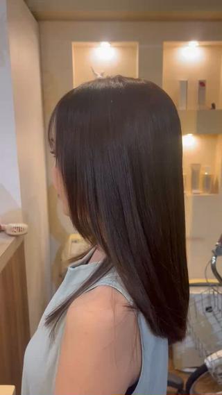 通常レディースメニューは受け付けてませんがこちらも僕が施術させて頂きました！
チョコレートブラウン！ 