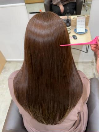 セミロング miloc MOMOKAのヘアスタイル