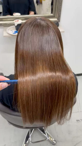 セミロング ayame りくのヘアスタイル