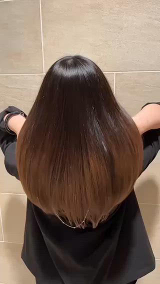 セミロング 髪質改善＊韓国ヘア＊ レイヤー＊IBUKIのヘアスタイル