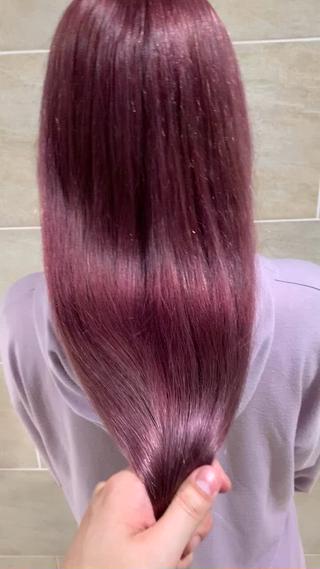 セミロング カラー 髪質改善＊韓国ヘア＊ レイヤー＊IBUKIのヘアスタイル