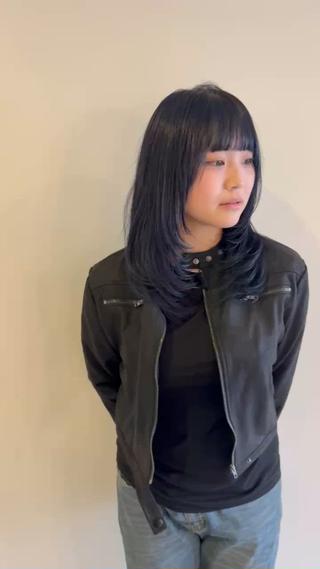 ミディアム カラー 髪質改善＊韓国ヘア＊ レイヤー＊IBUKIのヘアスタイル