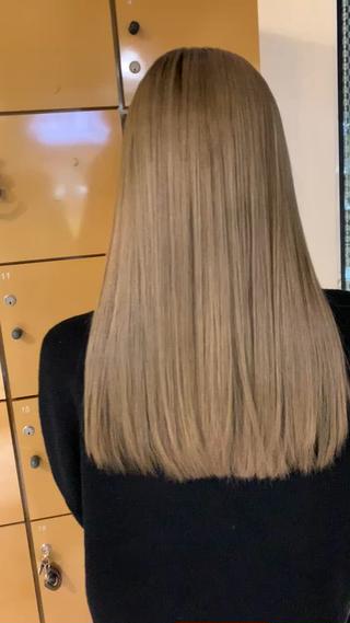 セミロング 髪質改善＊韓国ヘア＊ レイヤー＊IBUKIのヘアスタイル