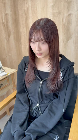 セミロング カラー 髪質改善＊韓国ヘア＊ レイヤー＊IBUKIのヘアスタイル