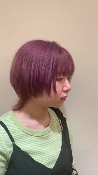 ショート カラー 髪質改善＊韓国ヘア＊ レイヤー＊IBUKIのヘアスタイル