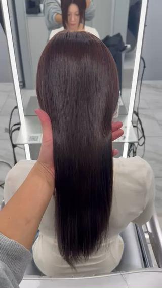 ロング 艶髪カラー/縮毛矯正 美髪矯正シュンペイのヘアスタイル