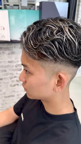 ショート 近江 直毅のヘアスタイル