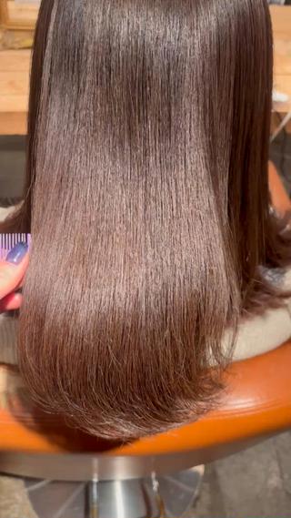 ロング カラー 髪質改善カラー ブラウン🤎YUMEのヘアスタイル