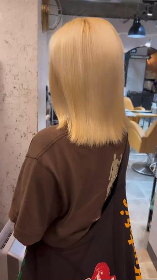 抜きっぱなしホワイトブロンド 