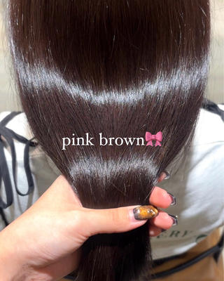 セミロング カラー 小木曽 里華のヘアスタイル