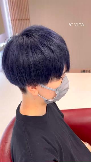 ショート カラー メンズ KEN 🌟のヘアスタイル