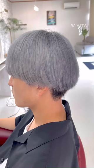 ショート カラー メンズ KEN 🌟のヘアスタイル