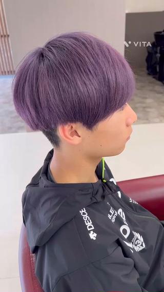 ショート カラー メンズ KEN 🌟のヘアスタイル