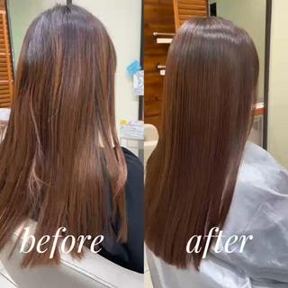 髪質改善ストレートのビフォーアフター動画
見た目手触り共に変わります 