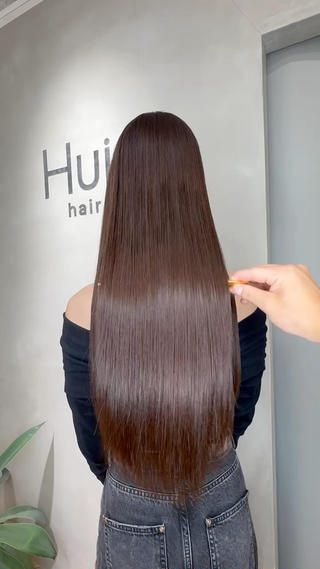 Hui.【梅田・中崎町・天神橋筋】髪質改善／縮毛矯正/酸性ストレート/韓国ヘア/韓国レイヤー/美髪ストレート/美髪矯正/白髪染め/白髪ぼかし

 