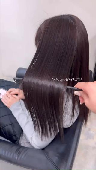 ロング AHNKISM所属・髪質改善/艶カラー HANAのヘアスタイル