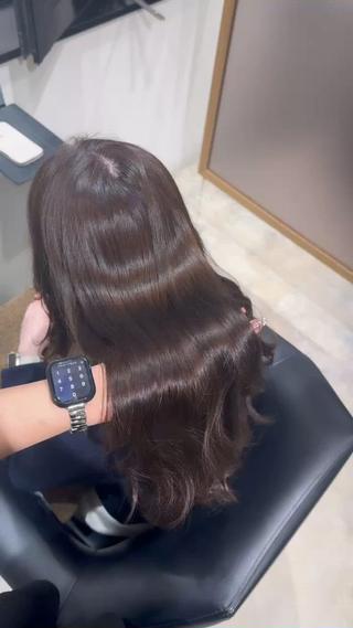 ロング カラー AHNKISM所属・髪質改善/艶カラー HANAのヘアスタイル