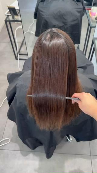 ロング AHNKISM所属・髪質改善/艶カラー HANAのヘアスタイル