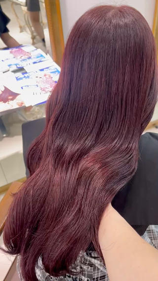 盛れるカシスピンクカラー 