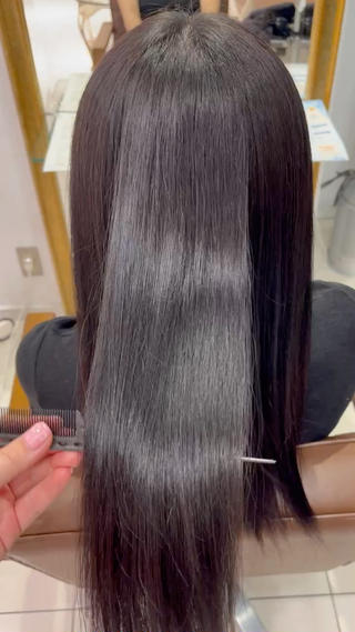 2回目の髪質改善トリートメントのお客様です
確実に定着してきてさらにツヤツヤなりました！ 