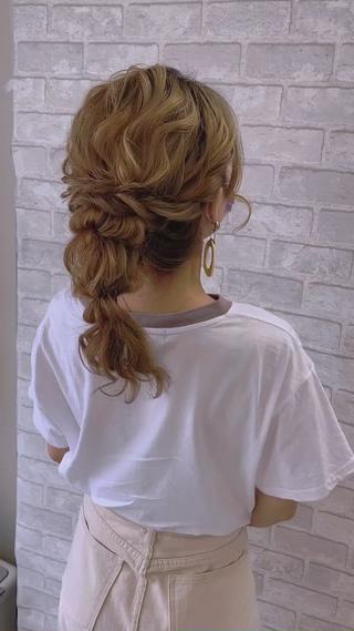ヘアセット 8時～15時 3000円 