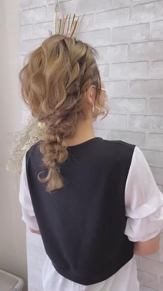 編みおろしstyle
ヘアセット minimo価格8時～3000円 