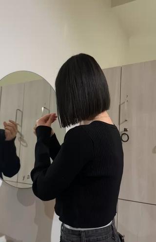 ショート 似合わせツヤカラー 【yate'】ユウナのヘアスタイル