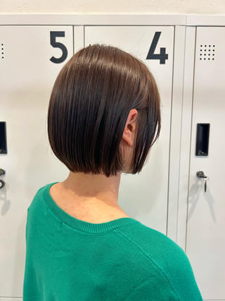 丸ボブは扱いやすくてオススメです！耳にかけたらショートぽくなって可愛いです！ 