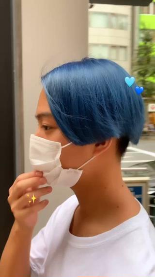 ショート カラー メンズ GO TODAY 原宿本店所属・似合わせカット得意 💛RENA💛のヘアスタイル