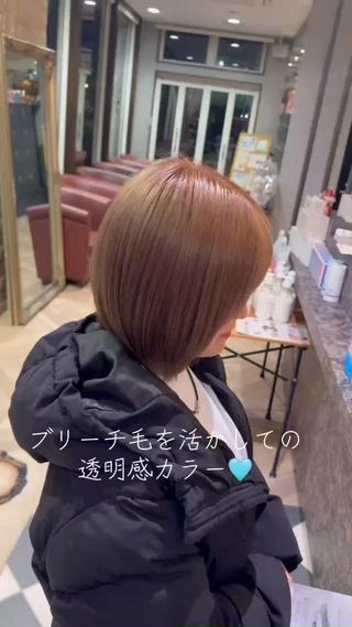 ミディアム 阿部 一矢のヘアスタイル