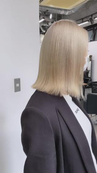 #抜きっぱなしブリーチ
#抜きっぱなしヘア
#ブリーチ２回
#ブロンドヘア
#ホワイトミルクティー
#ホワイトベージュ
#ホワイトカラー
#ホワイトアッシュ 