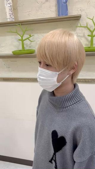 カラー 西村 遼馬のヘアスタイル