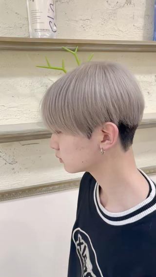 カラー 西村 遼馬のヘアスタイル