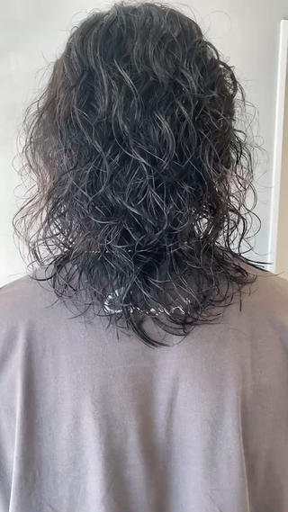 ミディアムラフパーマ 