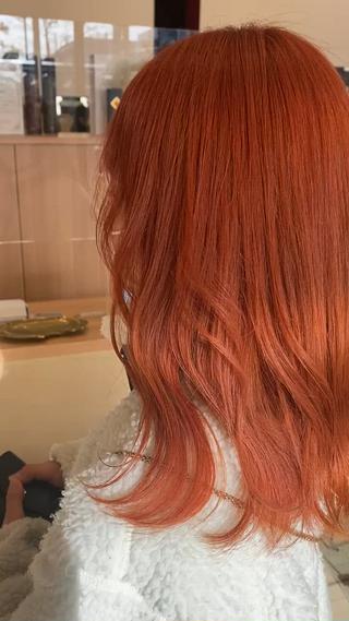 ミディアム カラー プルエクステ/透明感 カラー✨KAZUKIのヘアスタイル