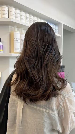 ロング カラー 渋谷/原宿♡PELE 縮毛矯正/ストレートのヘアスタイル