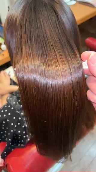 #縮毛矯正 #髪質改善 #美髪作成 #ストレートヘア