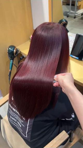 ロング カラー ❣️髪質改善特化❣️ カモアオイのヘアスタイル