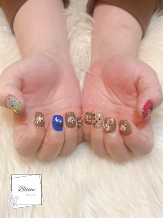 セサミストリートネイル