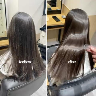 セミロング パーマ 🫧髪質整形師 イケモトタクマ🎩のヘアスタイル